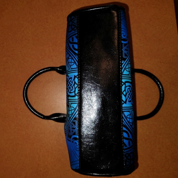 Viking Style leather handbag - Odin's Ravens - Picture 3 of 4